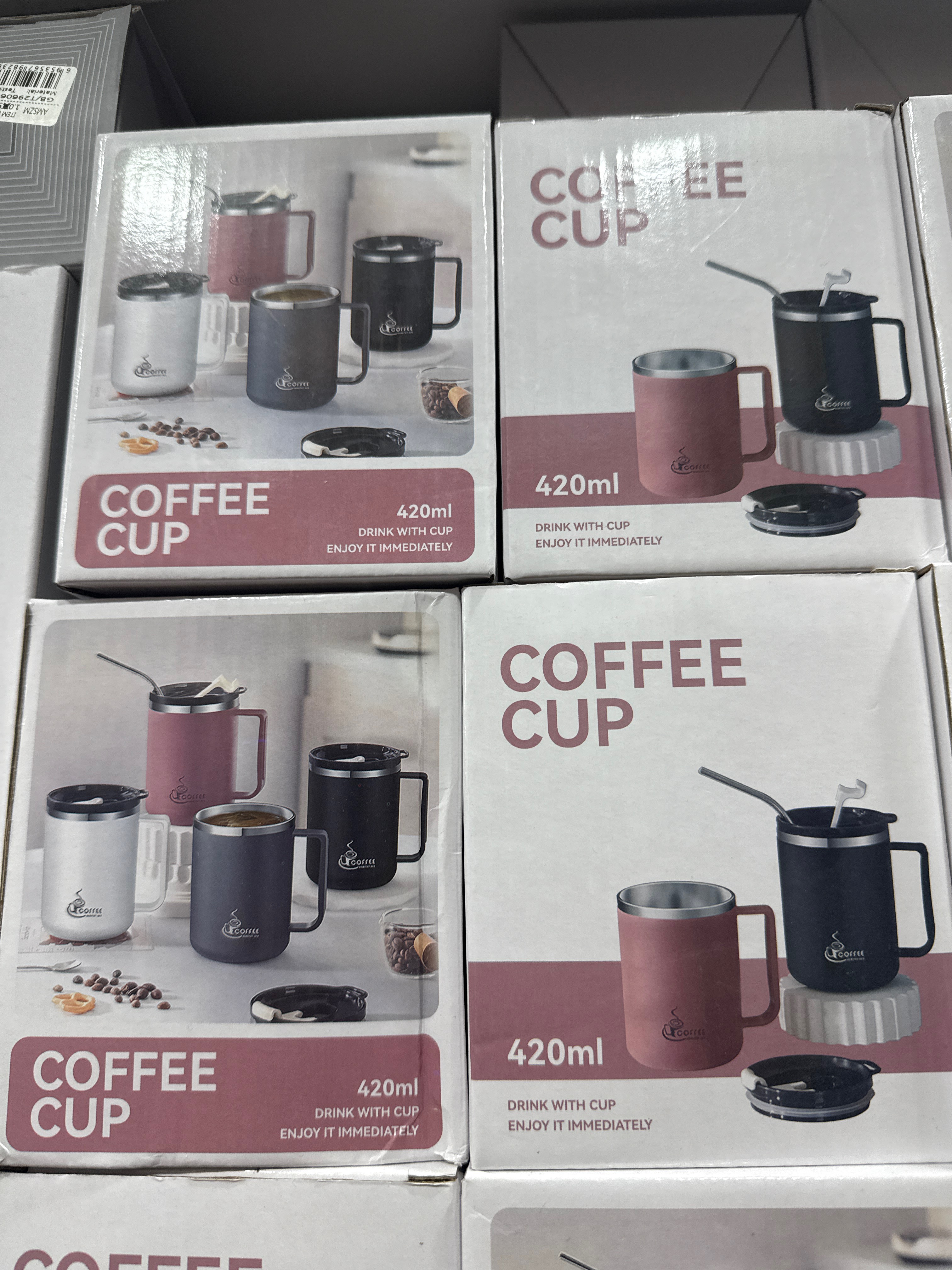 Термокружка COFFEE CUP 420мл BH-420-SM (80шт)