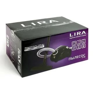 Пылесос LIRA LR 1001, с мешком для сбора пыли, LR1001