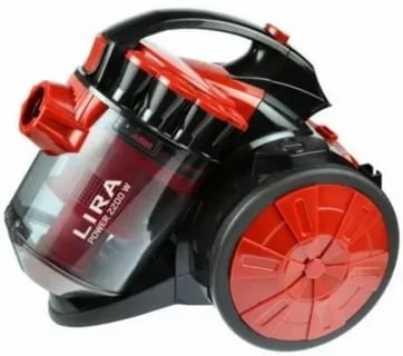 Пылесос LIRA LR 1004, БЕЗ мешка д/пыли, 2200 Вт, мощность всасывания 350 Вт, в уп. 1 шт., LR1004