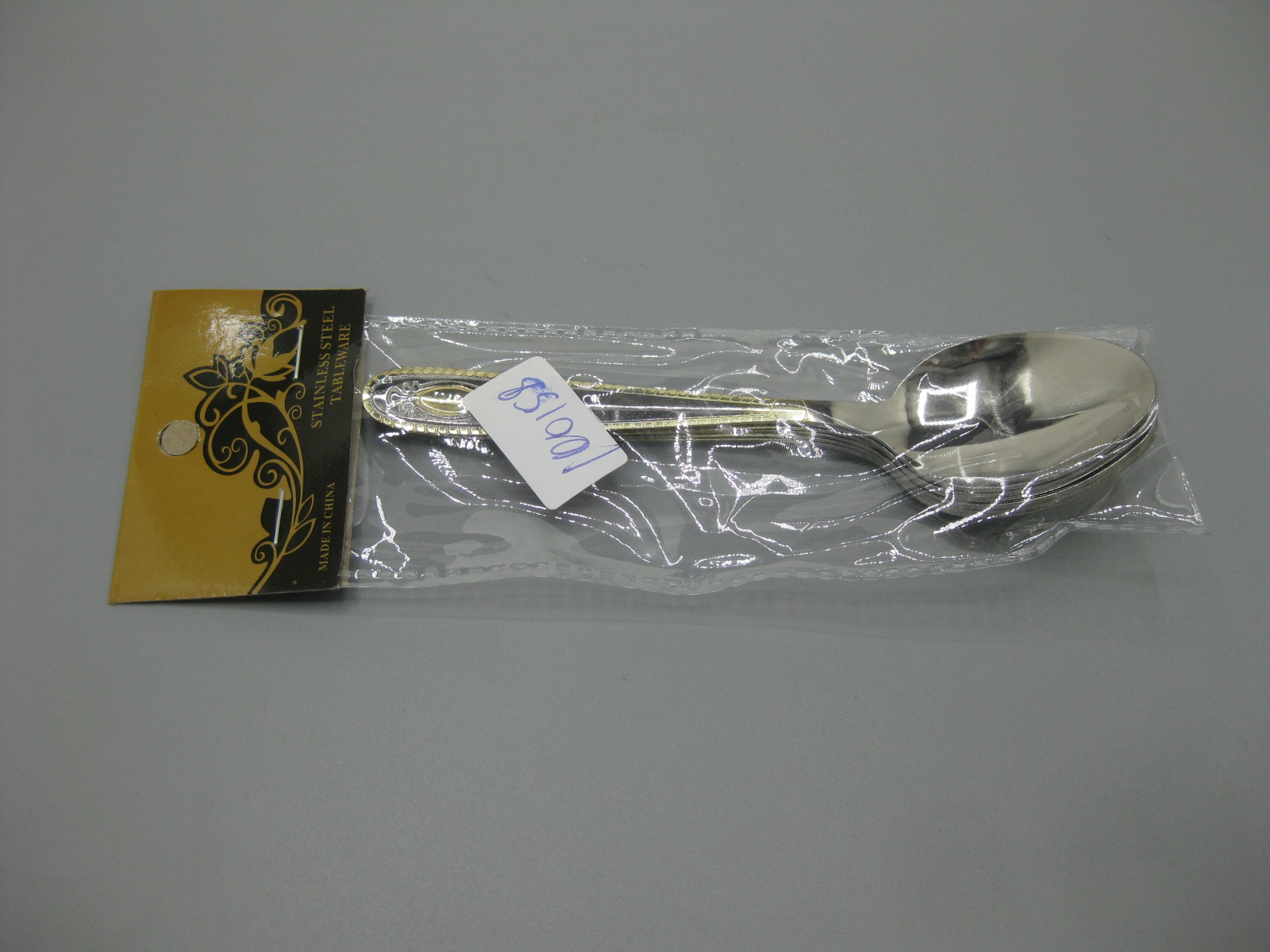 Ложки чайные, в глазури, 2-й сорт, 6 штук, GS-100158 (100 шт)