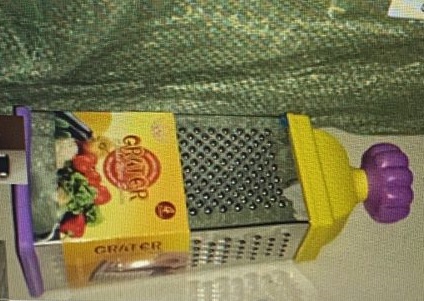 Тёрка 4-х гранная с пластиковой ручкой большая GRATER AH-4RB (96шт)