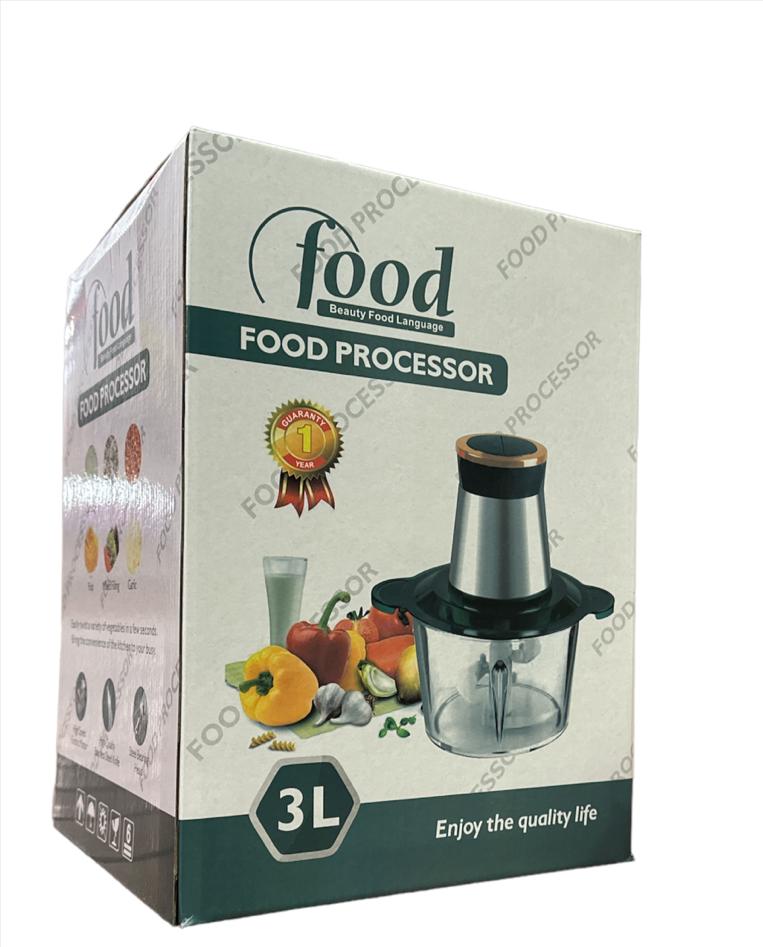 Кухонный комбайн FOOD со стеклянной колбой, 3 литра, AH-M-9 (10шт)